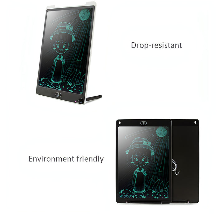 Portable 12 inch LCD Writing Tablet Drawing Graffiti Electronic Handwriting Pad Message Graphics Board Draft Paper with Writing Pen SJMUSICGROUP