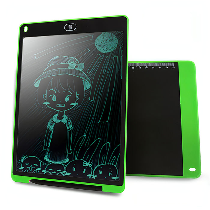 Portable 12 inch LCD Writing Tablet Drawing Graffiti Electronic Handwriting Pad Message Graphics Board Draft Paper with Writing Pen SJMUSICGROUP