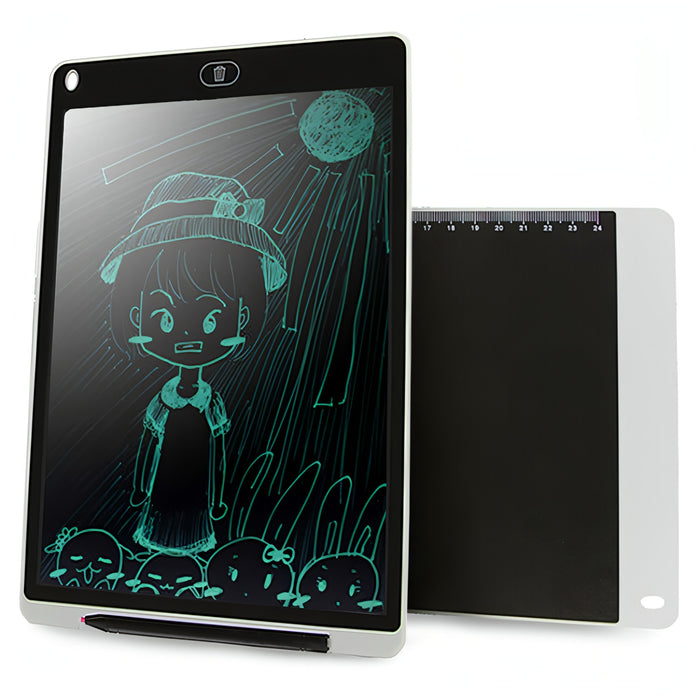 Portable 12 inch LCD Writing Tablet Drawing Graffiti Electronic Handwriting Pad Message Graphics Board Draft Paper with Writing Pen SJMUSICGROUP