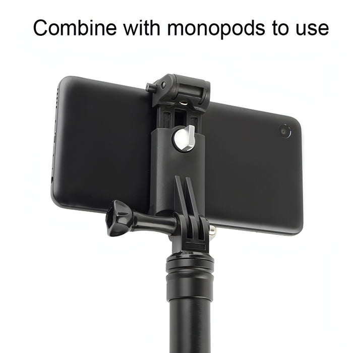 Selfie Sticks Monopods Mount Phone Clamp for iPhone, Samsung, HTC, Sony, LG and other Smartphones, Clip Range: 6-9cm SJMUSICGROUP