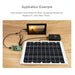 Waveshare Solar Power Manager, Embedded 10000mAh Li-Po Battery, Support 6V~24V Solar Panels SJMUSICGROUP