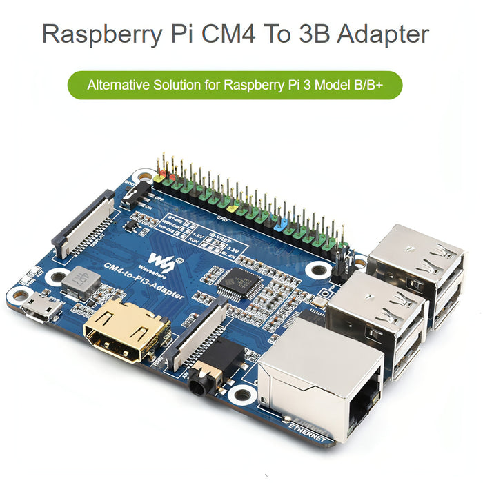 Raspberry Pi CM4 To 3B Adapter for Raspberry Pi 3 Model B/B+ SJMUSICGROUP