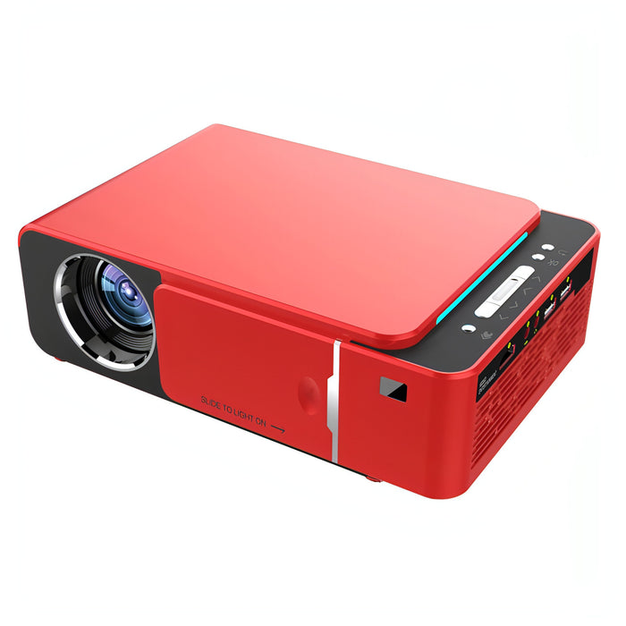 T6 2000ANSI Lumens 1080P LCD Mini Theater Projector, Phone Version, US Plug SJMUSICGROUP