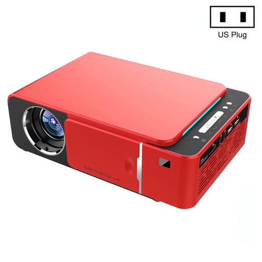 T6 2000ANSI Lumens 1080P LCD Mini Theater Projector, Phone Version, US Plug SJMUSICGROUP