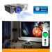 T6 2000ANSI Lumens 1080P LCD Mini Theater Projector, Phone Version, US Plug SJMUSICGROUP