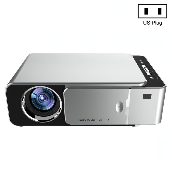 T6 2000ANSI Lumens 1080P LCD Mini Theater Projector, Phone Version, US Plug SJMUSICGROUP