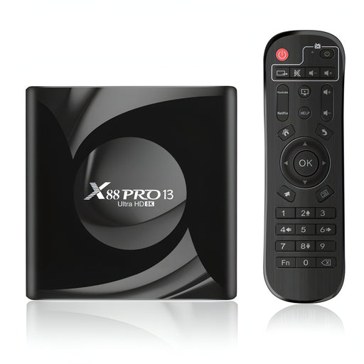 X88 Pro 13 Android 13.0 Smart TV Box with Remote Control, RK3528 Quad-Core, 4G+32GB SJMUSICGROUP