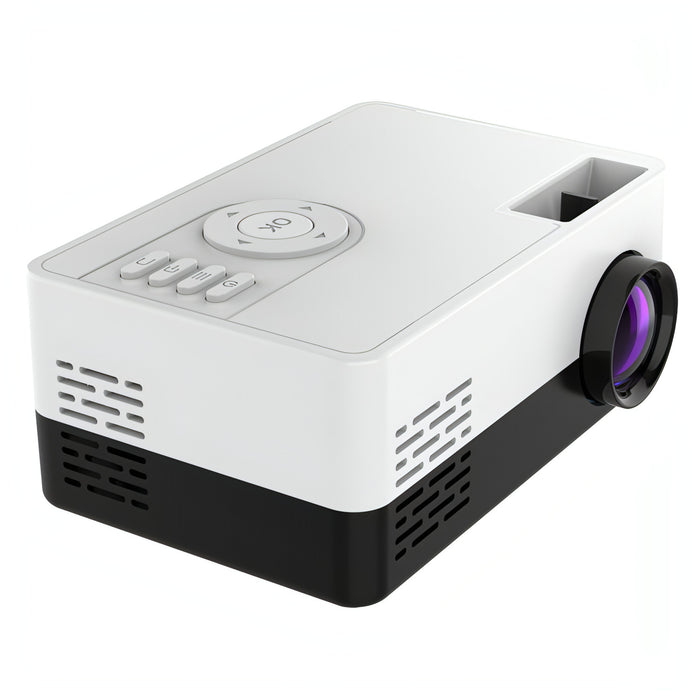 J15 1920 x 1080P HD Household Mini LED Projector with Tripod Mount Support AV / HDMI x 1 / USB x1 / TF x 1 SJMUSICGROUP