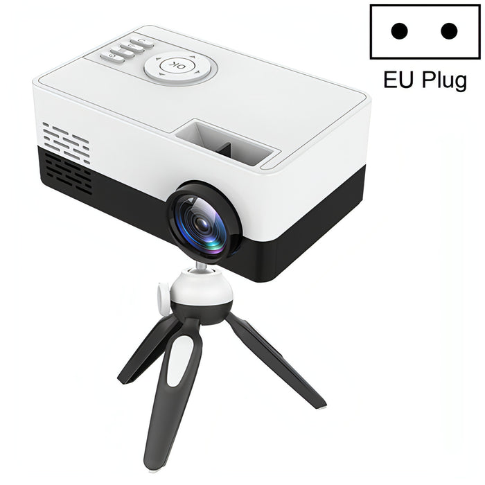 J15 1920 x 1080P HD Household Mini LED Projector with Tripod Mount Support AV / HDMI x 1 / USB x1 / TF x 1 SJMUSICGROUP