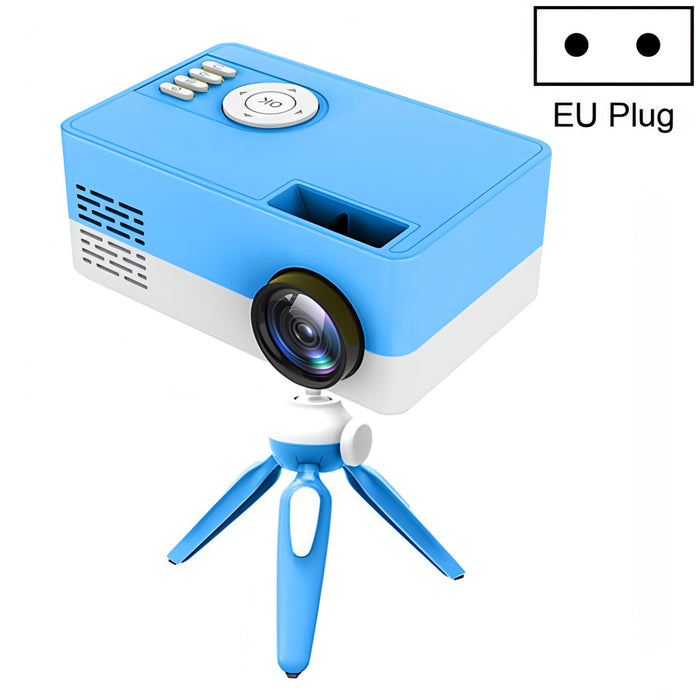 J15 1920 x 1080P HD Household Mini LED Projector with Tripod Mount Support AV / HDMI x 1 / USB x1 / TF x 1 SJMUSICGROUP