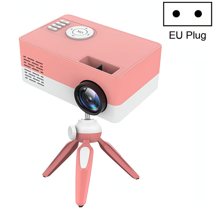 J15 1920 x 1080P HD Household Mini LED Projector with Tripod Mount Support AV / HDMI x 1 / USB x1 / TF x 1 SJMUSICGROUP