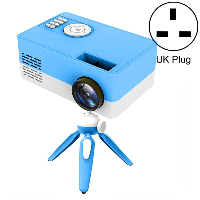 J15 1920 x 1080P HD Household Mini LED Projector with Tripod Mount Support AV / HDMI x 1 / USB x1 / TF x 1 SJMUSICGROUP