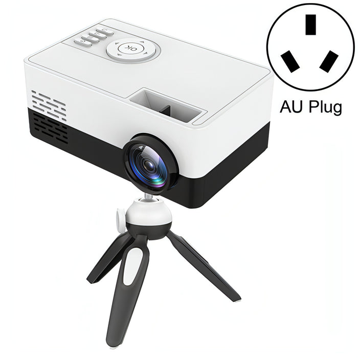 J15 1920 x 1080P HD Household Mini LED Projector with Tripod Mount Support AV / HDMI x 1 / USB x1 / TF x 1 SJMUSICGROUP