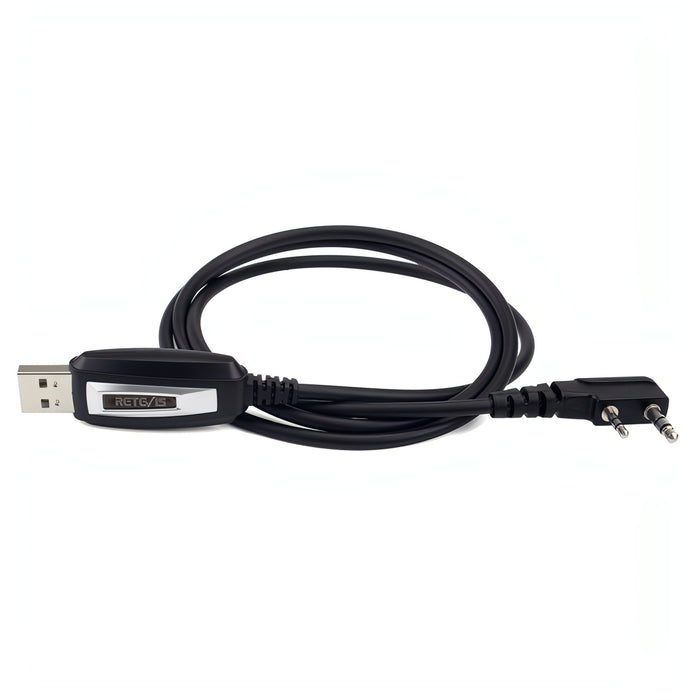 RETEVIS TK3107 2 Pin USB Program Programming Cable Adapter Write Frequency Line SJMUSICGROUP