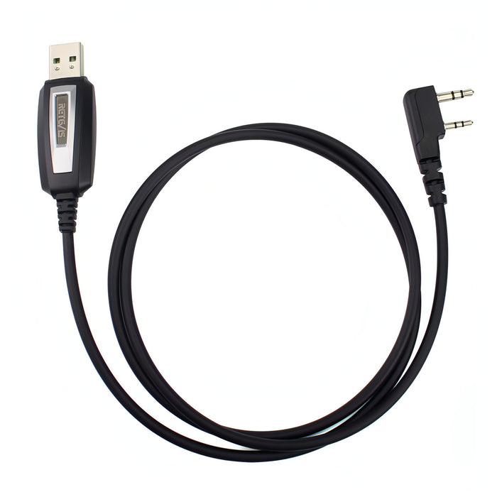 RETEVIS TK3107 2 Pin USB Program Programming Cable Adapter Write Frequency Line SJMUSICGROUP