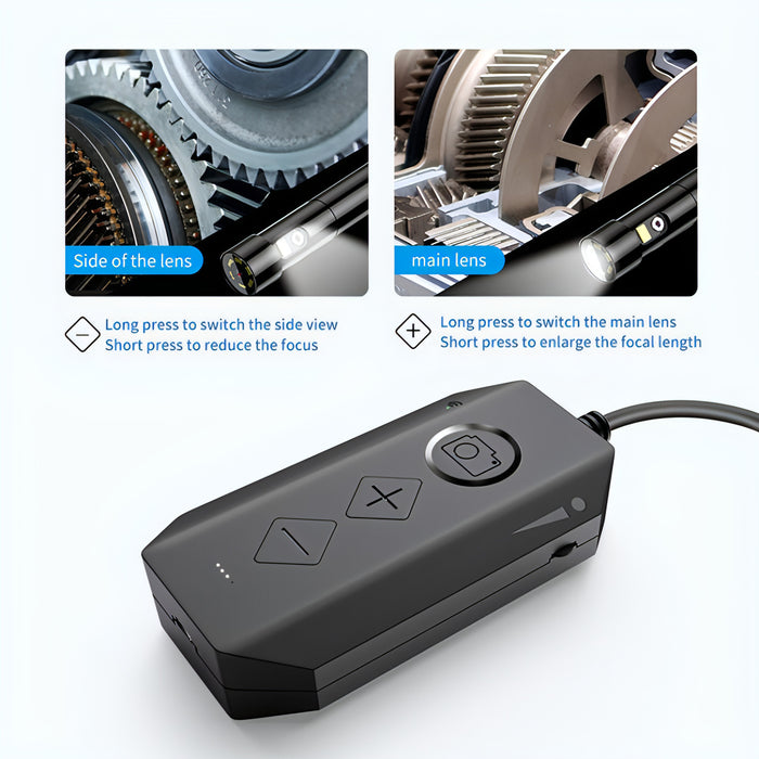 Y17 5MP 12mm Dual-lens HD Autofocus WiFi Industrial Digital Endoscope Zoomable Snake Camera SJMUSICGROUP