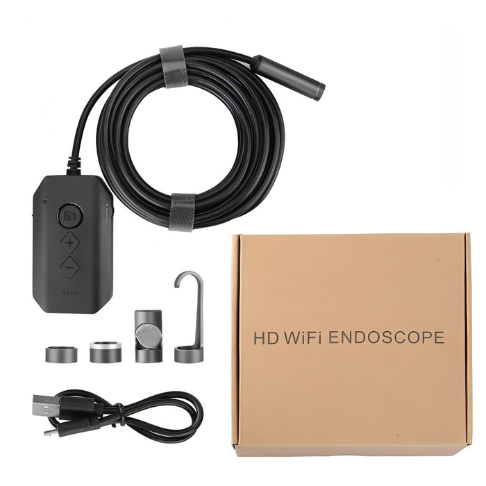 Y17 5MP 12mm Dual-lens HD Autofocus WiFi Industrial Digital Endoscope Zoomable Snake Camera SJMUSICGROUP