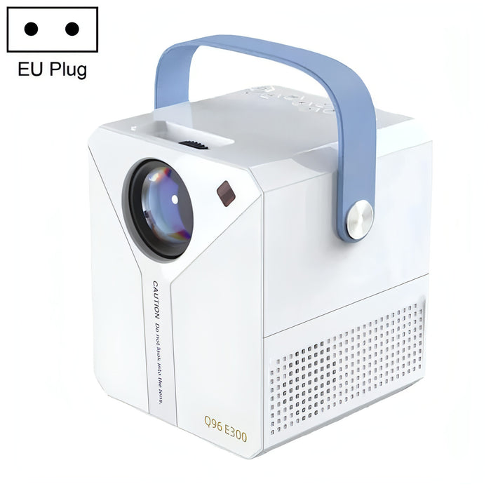 Q96 E300 Intelligent Portable HD 4K Projector, EU Plug SJMUSICGROUP