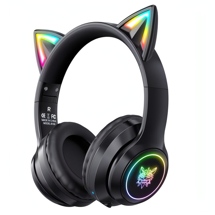 ONIKUMA B90 RGB Lighting Wireless Bluetooth Headphone SJMUSICGROUP