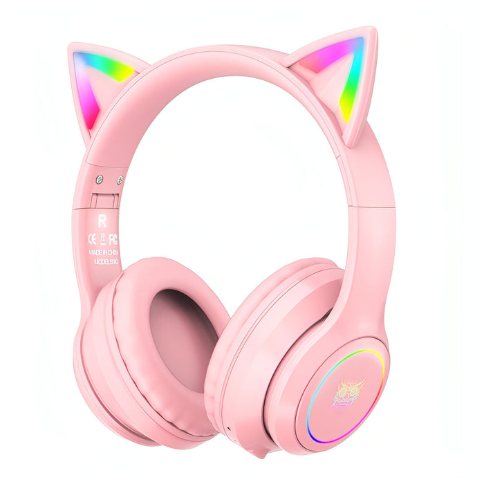 ONIKUMA B90 RGB Lighting Wireless Bluetooth Headphone SJMUSICGROUP