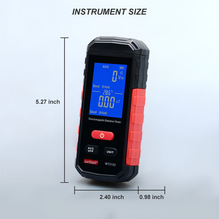 Wintact WT3122 Household Electromagnetic Radiation Tester SJMUSICGROUP