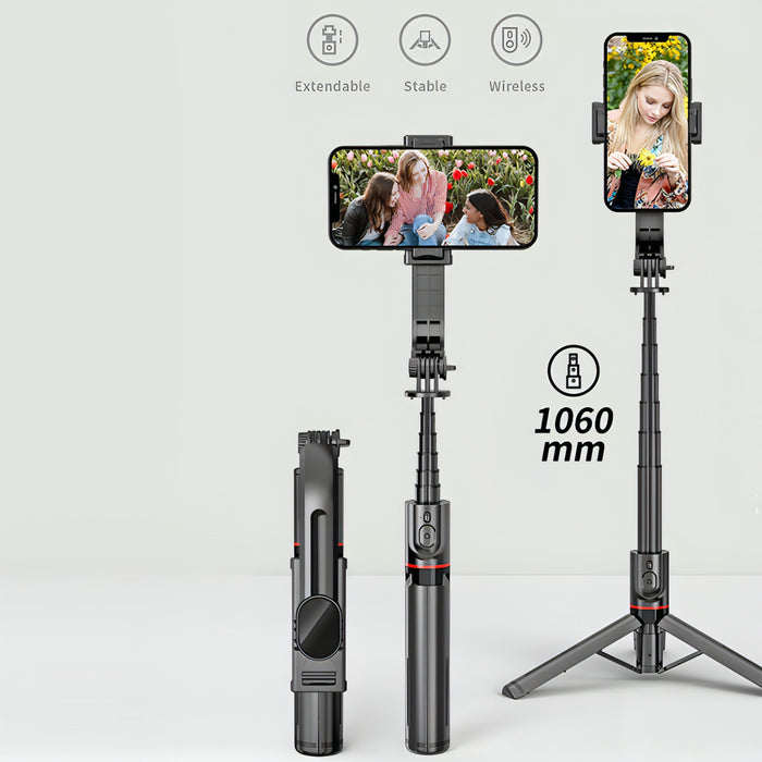 L12 Bluetooth Remote Control Tripod Selfie Stick Phone Holder SJMUSICGROUP