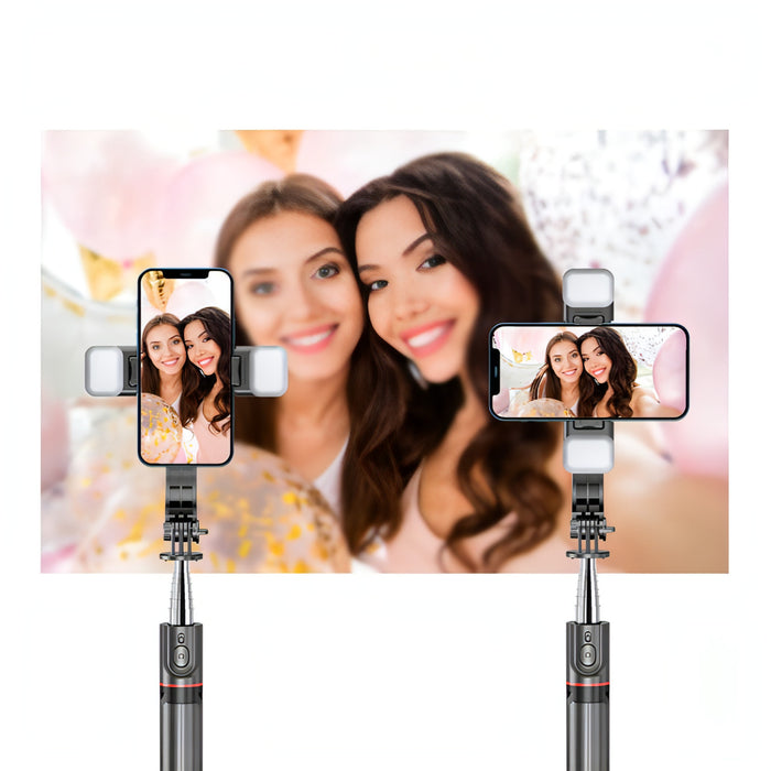 L13D Bluetooth Remote Control Detachable Fill Light Tripod Selfie Stick Phone Holder SJMUSICGROUP