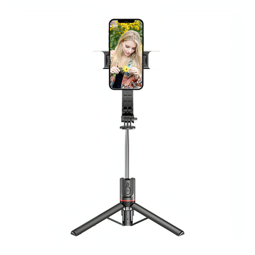 L13D Bluetooth Remote Control Detachable Fill Light Tripod Selfie Stick Phone Holder SJMUSICGROUP