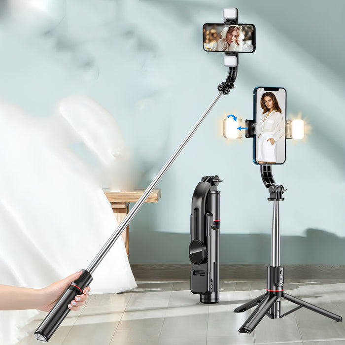 L13D Bluetooth Remote Control Detachable Fill Light Tripod Selfie Stick Phone Holder SJMUSICGROUP