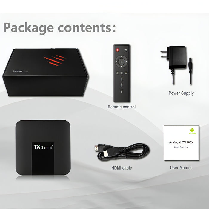 TX3 mini+  Android 11.0 Smart TV Box, Amlogic S905W2 Quad Core SJMUSICGROUP