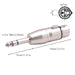 LZ1179 6.35mm 1/4 TRS Male to XLR 3pin Female Adapter SJMUSICGROUP