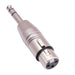 LZ1179 6.35mm 1/4 TRS Male to XLR 3pin Female Adapter SJMUSICGROUP