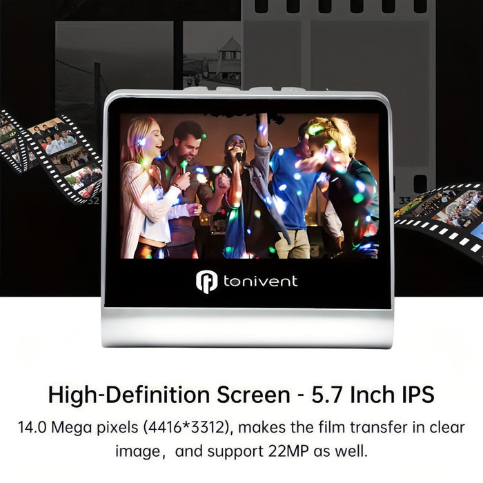 Tonivent TON170 22 Mega Pixels 5 inch HD Screen Film Scanner SJMUSICGROUP