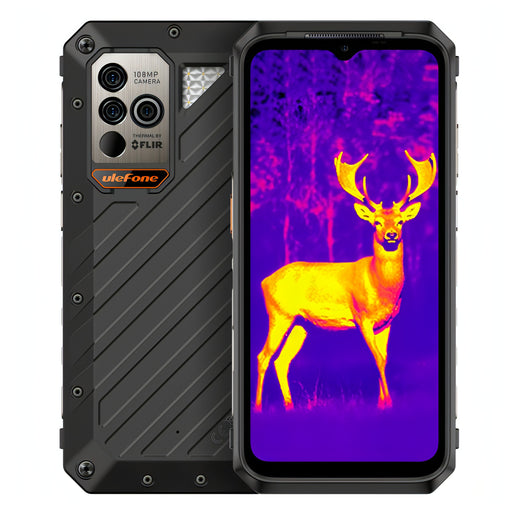 Ulefone Power Armor 18T Ultra Version 5G Thermal Imaging Rugged Phone, Side Fingerprint, 6.58 inch Android 13 MediaTek Dimensity 7050 Octa Core up to 2.6GHz, Network: 5G, NFC, OTG SJMUSICGROUP