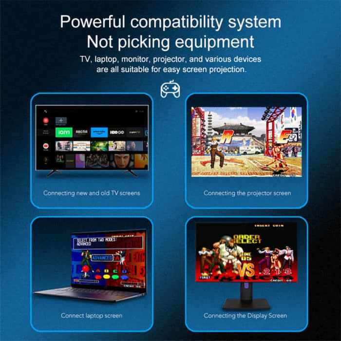 K8 Pro 8K Ultra HD TV Dual Controller Game Console 40000+ Built-in Games SJMUSICGROUP