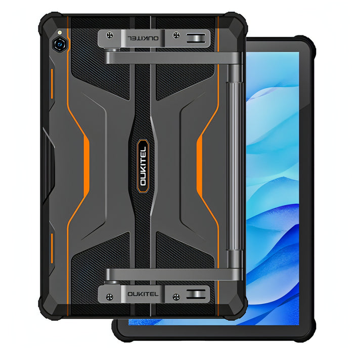 OUKITEL RT6 4G Network IP68/IP69K Rugged Tablet, 10.1 inch Android 13 MediaTek MT8788 Octa Core Support Dual SIM, EU Plug SJMUSICGROUP