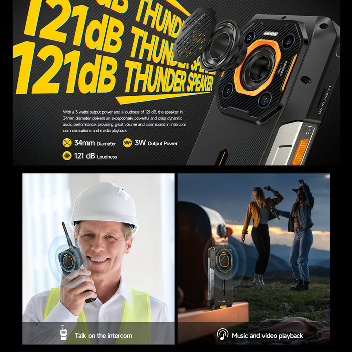 Ulefone Armor 26 Ultra Walkie-Talkie Version Rugged Phone, 6.78 inch Android 13 MediaTek Dimensity 8020 Octa Core, Network: 5G, NFC SJMUSICGROUP