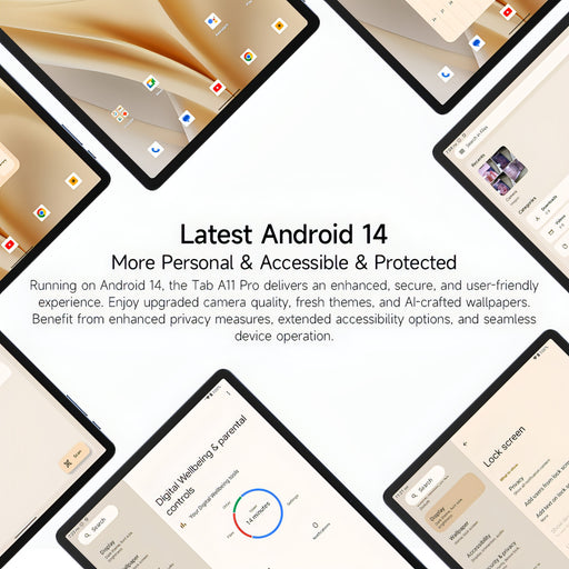 Ulefone Tab A11 Pro Tablet PC, 11 inch Android 14 MediaTek Helio G99 Octa Core 4G Network, EU Plug SJMUSICGROUP