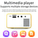 T300 25ANSI LED Portable Home Multimedia Game Projector SJMUSICGROUP