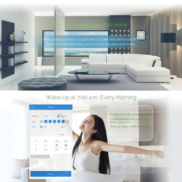 WS-EU-03 EWeLink APP & Touch Control 2A 3 Gangs Tempered Glass Panel Smart Wall Switch, AC 90V-250V, EU Plug SJMUSICGROUP