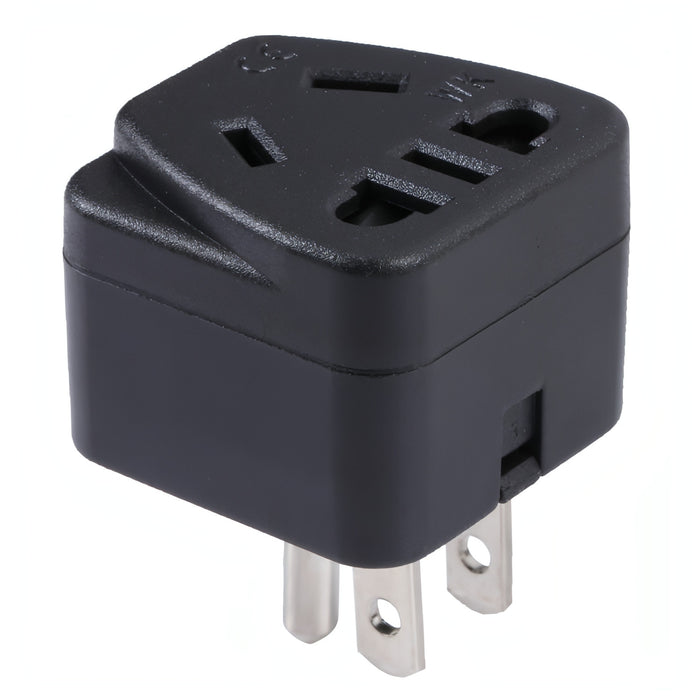 Portable Universal Five-hole WK to AU Three-pin Plug Socket Power Adapter SJMUSICGROUP