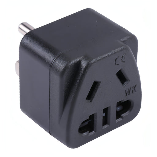 Portable Universal Five-hole WK to AU Three-pin Plug Socket Power Adapter SJMUSICGROUP