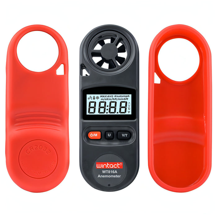 Wintact WT816A Digital Electronic Thermometer Anemometer SJMUSICGROUP