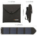 HAWEEL 14W 5V 2.4A Portable Foldable Solar Charger Outdoor Travel Rechargeable Folding Bag with 4 Solar Panels & USB Port, Size: S SJMUSICGROUP