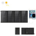 HAWEEL 24W 4 Panels Foldable Solar Panel Charger Bag with 5V / 3.1A Max Dual USB Ports, Support QC3.0 and AFC SJMUSICGROUP