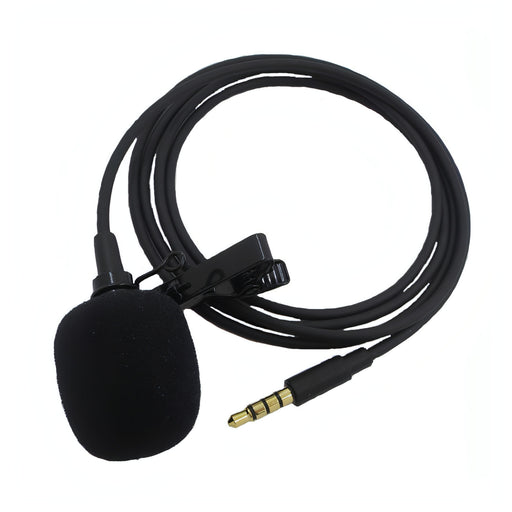 ZS0154 Recording Clip-on Collar Tie Mobile Phone Lavalier Microphone, Cable length: 2.5m SJMUSICGROUP