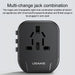 USAMS US-CC173 T55 12W Universal Multi Plug Travel Charger SJMUSICGROUP