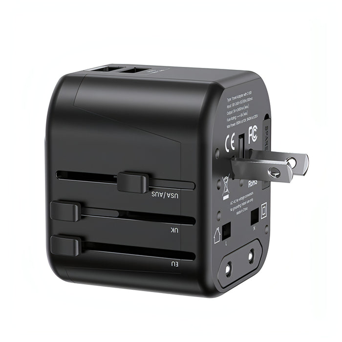 USAMS US-CC173 T55 12W Universal Multi Plug Travel Charger SJMUSICGROUP