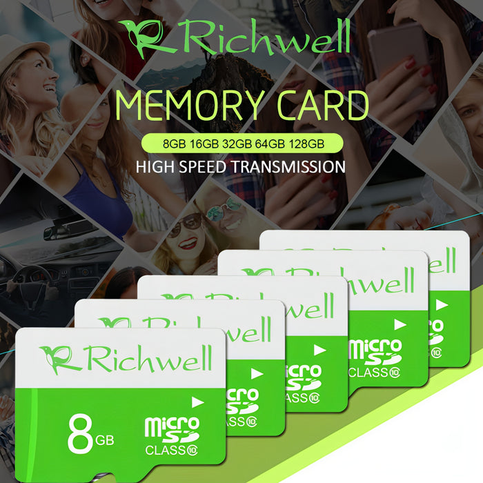 Richwell 8GB High Speed Class 10 Micro SD(TF) Memory Card SJMUSICGROUP