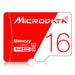 MICRODATA 16GB High Speed U1 Red and White TF(Micro SD) Memory Card SJMUSICGROUP